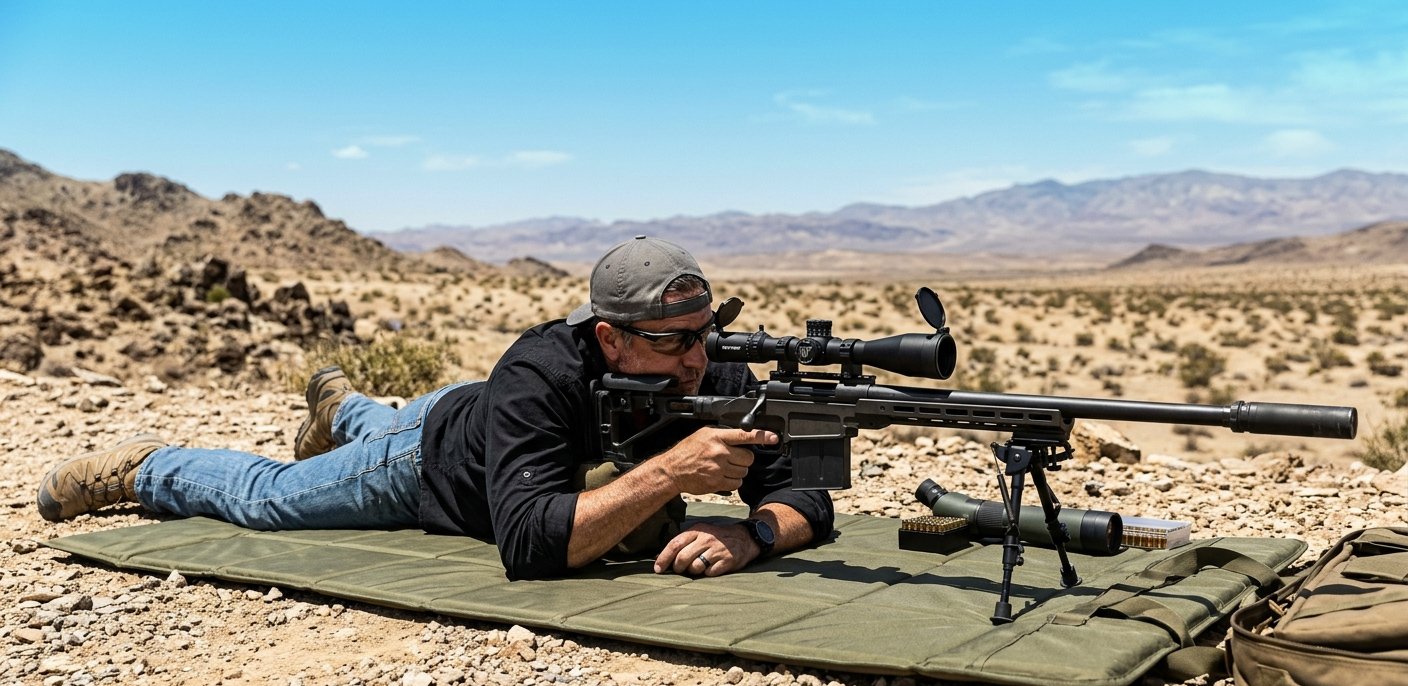 illustration of shooting disciplines: prone